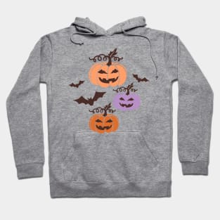 Spooky Halloween pumpkins Hoodie